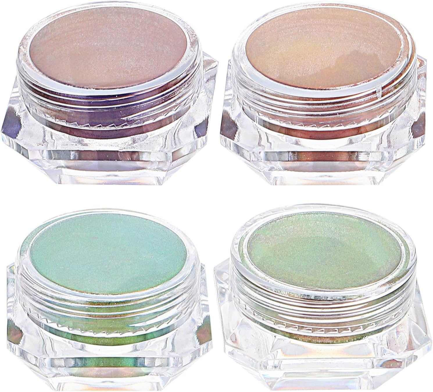 4 Pcs Color Shifting Pigment for Nail Art and Candle Making 4 Colors