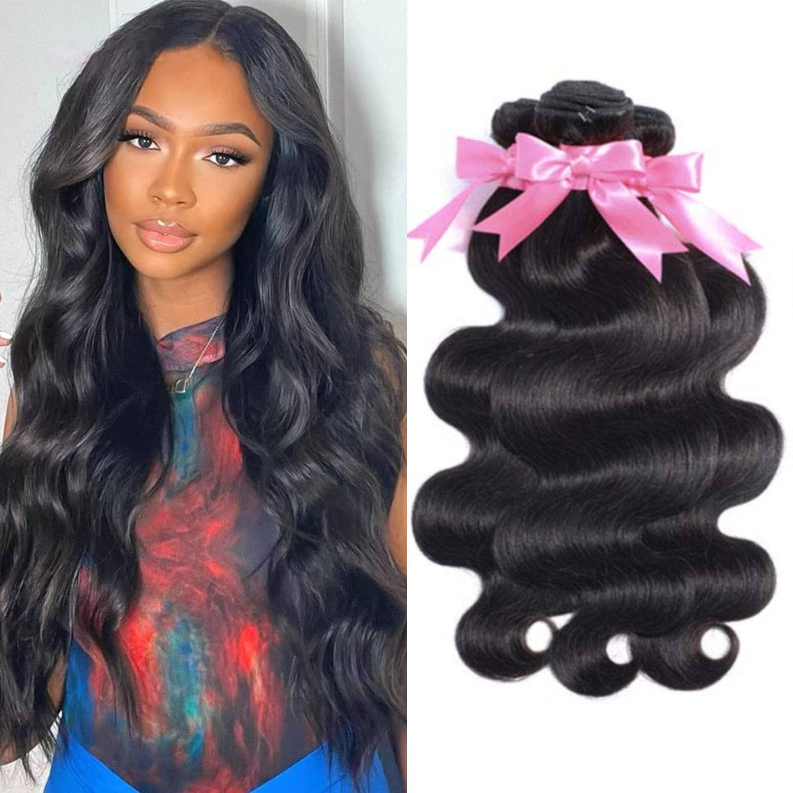 Body Wave Human Hair Extensions 18 20 22 Inch Brazilian Virgin Hair S50e19390557249f39ad78ddd8e7a0  main image 4
