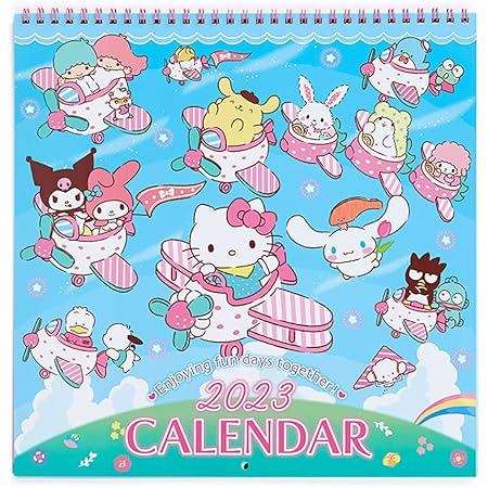 Amazon Co Jp サンリオ カレンダー 23年 壁掛け サンリオキャラクターズ キャラクター 4170 Sanrio 文房具 オフィス用品