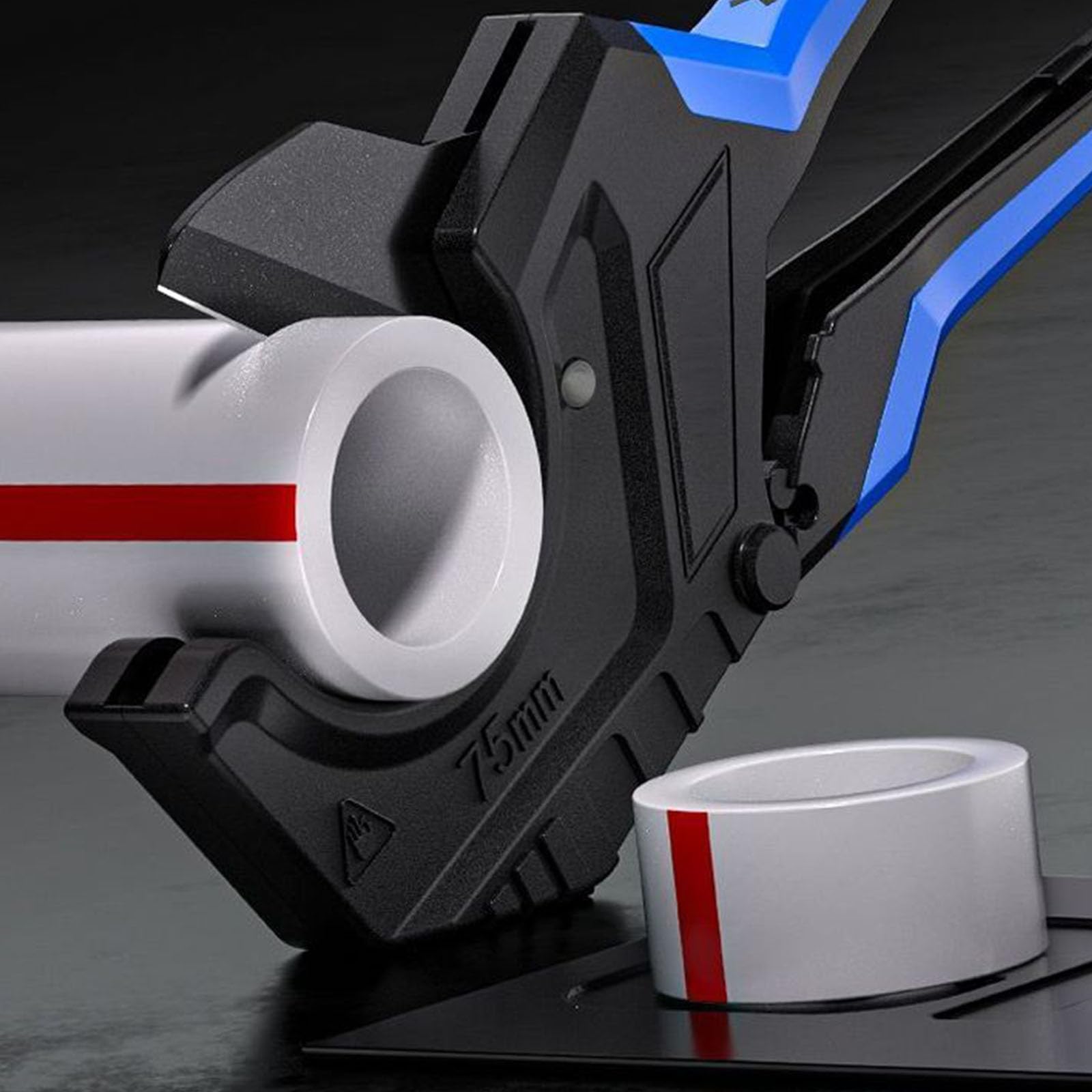 Coupe-tube professionnel à cliquet pour tuyaux de 32 mm à 75 mm - Caractéristiques : acier SK5 et revêtement anti-adhésif