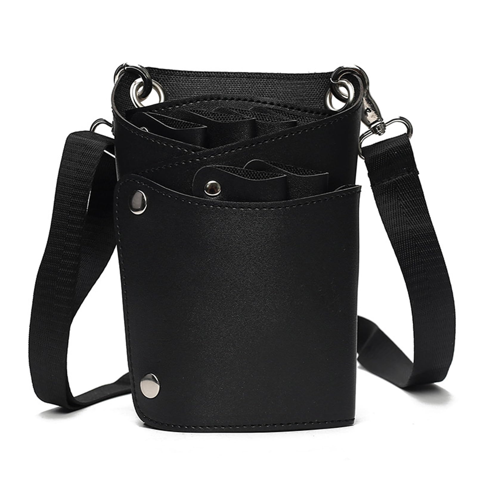 Scissors Salon Barber Hairdressing Scissor Bag Holder Hair Stylist Tool Waist Bag Convenient, Black