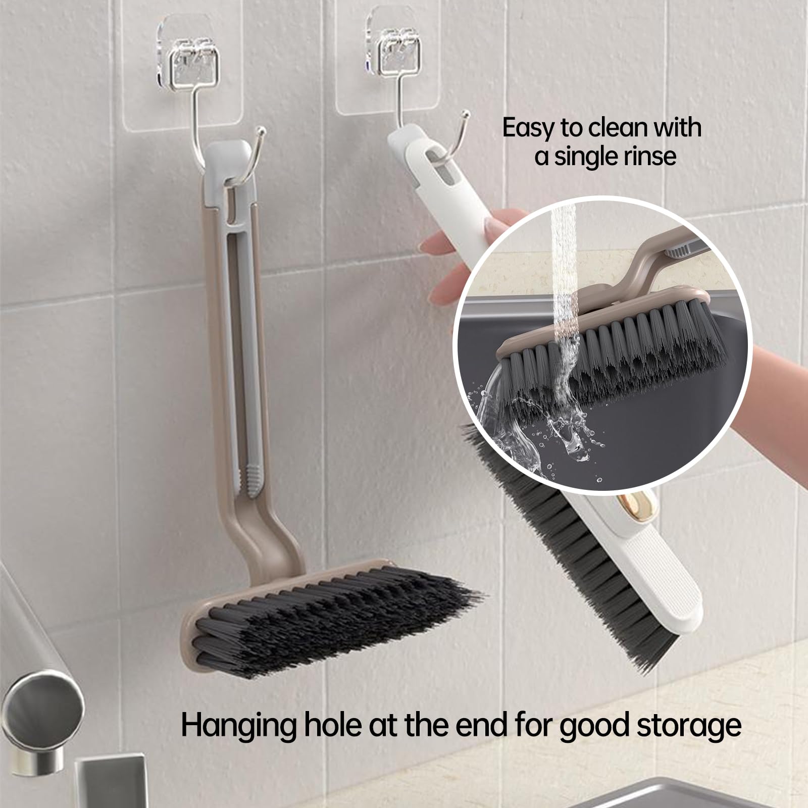 SHSMPXOY 13PCS Spazzola per La Pulizia Delle Fessure, Multifunzione per la Pulizia Doccia, Crevice Gap Cleaning Brushper Cucina, Bagno, Scanalature di Porte e Finestre