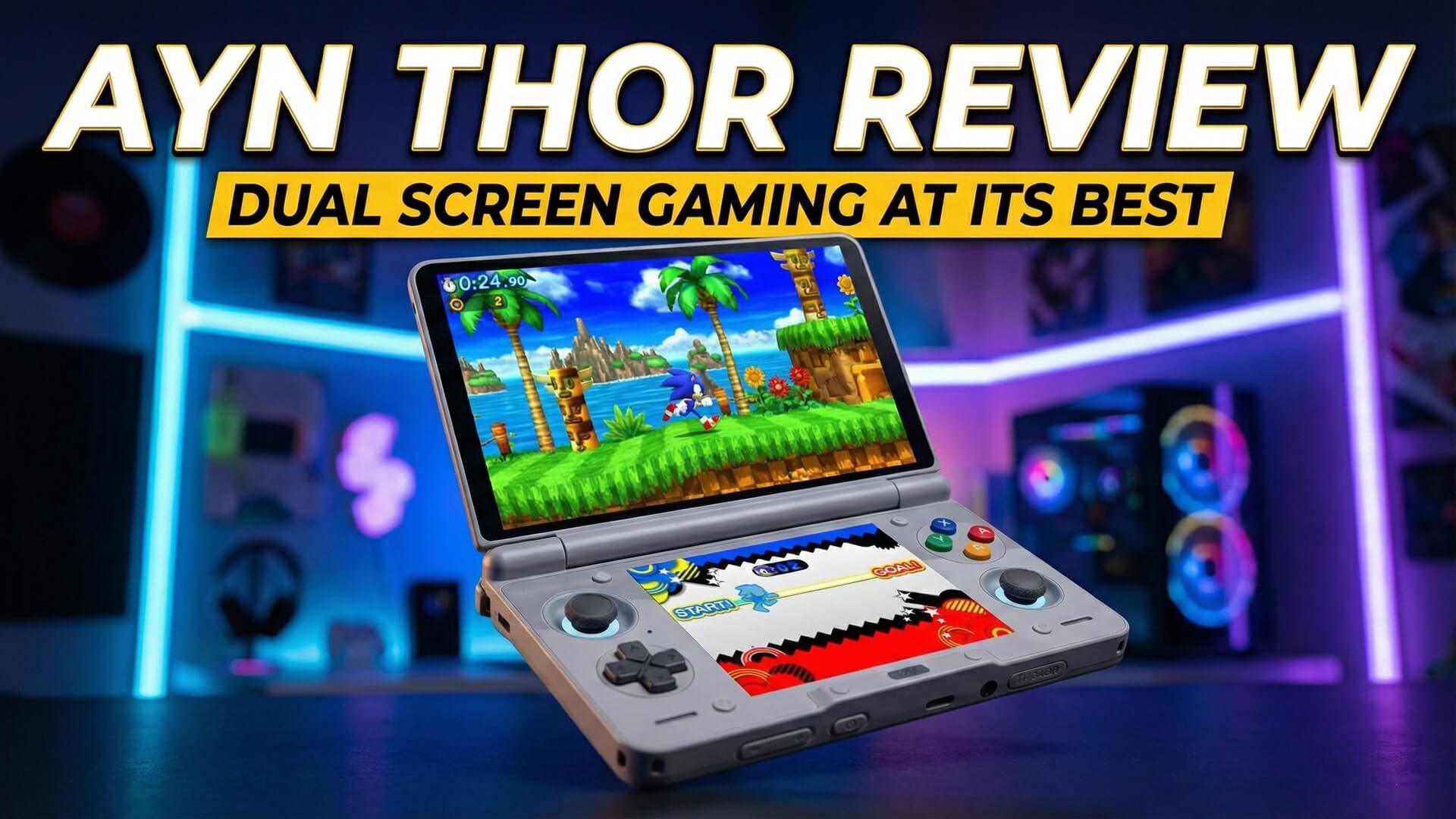 AYN Thor Pro Dual-Screen Clamshell Gaming Handheld | Snapdragon 8