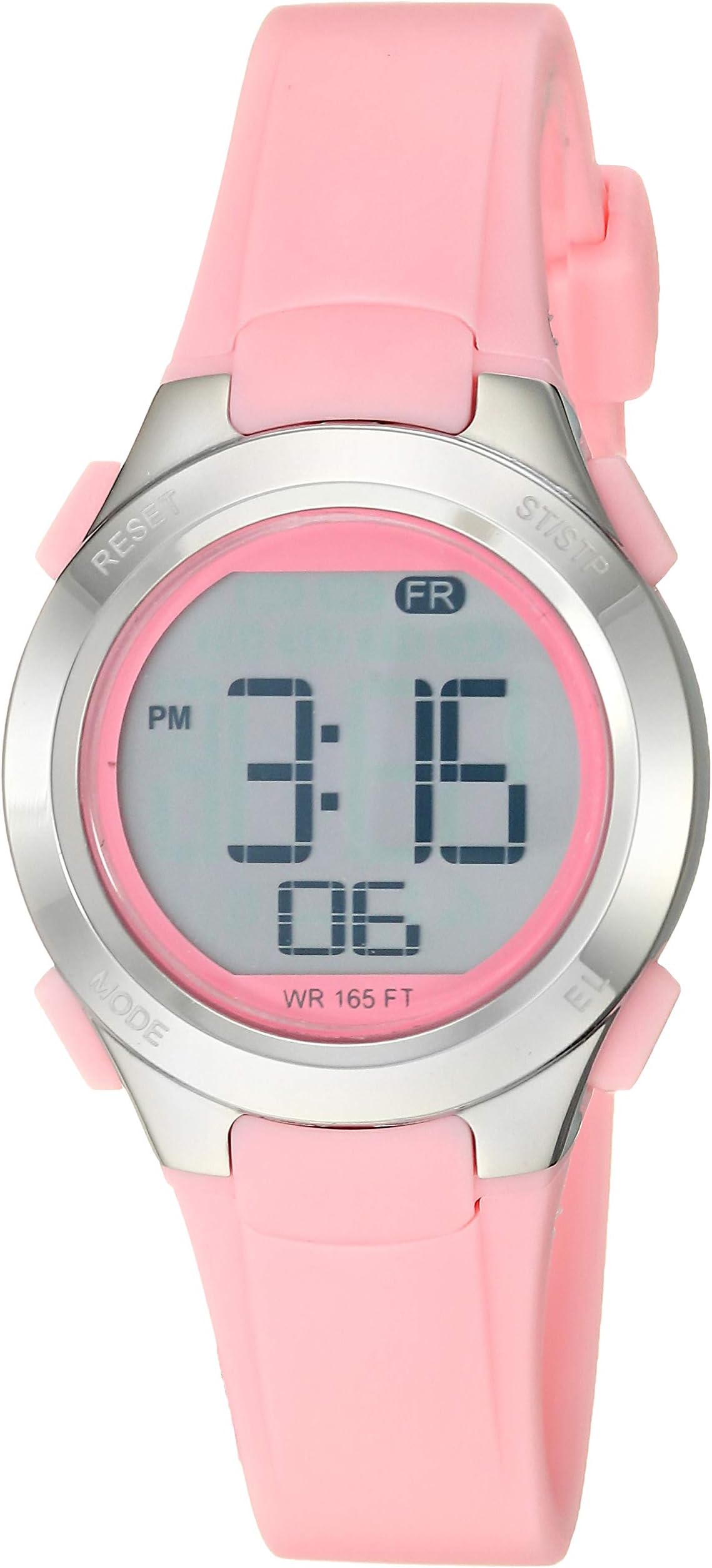 Amazon Essentials Women's Digital Chronograph Resin Strap Watch