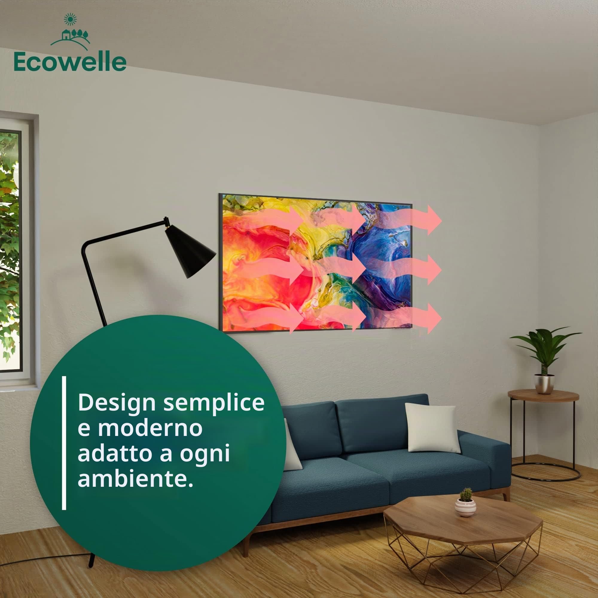 Riscaldatore a infrarossi Immagine | 1200 Watt | 60x120 cm | Riscaldamento a infrarossi| | Fatto in Germania