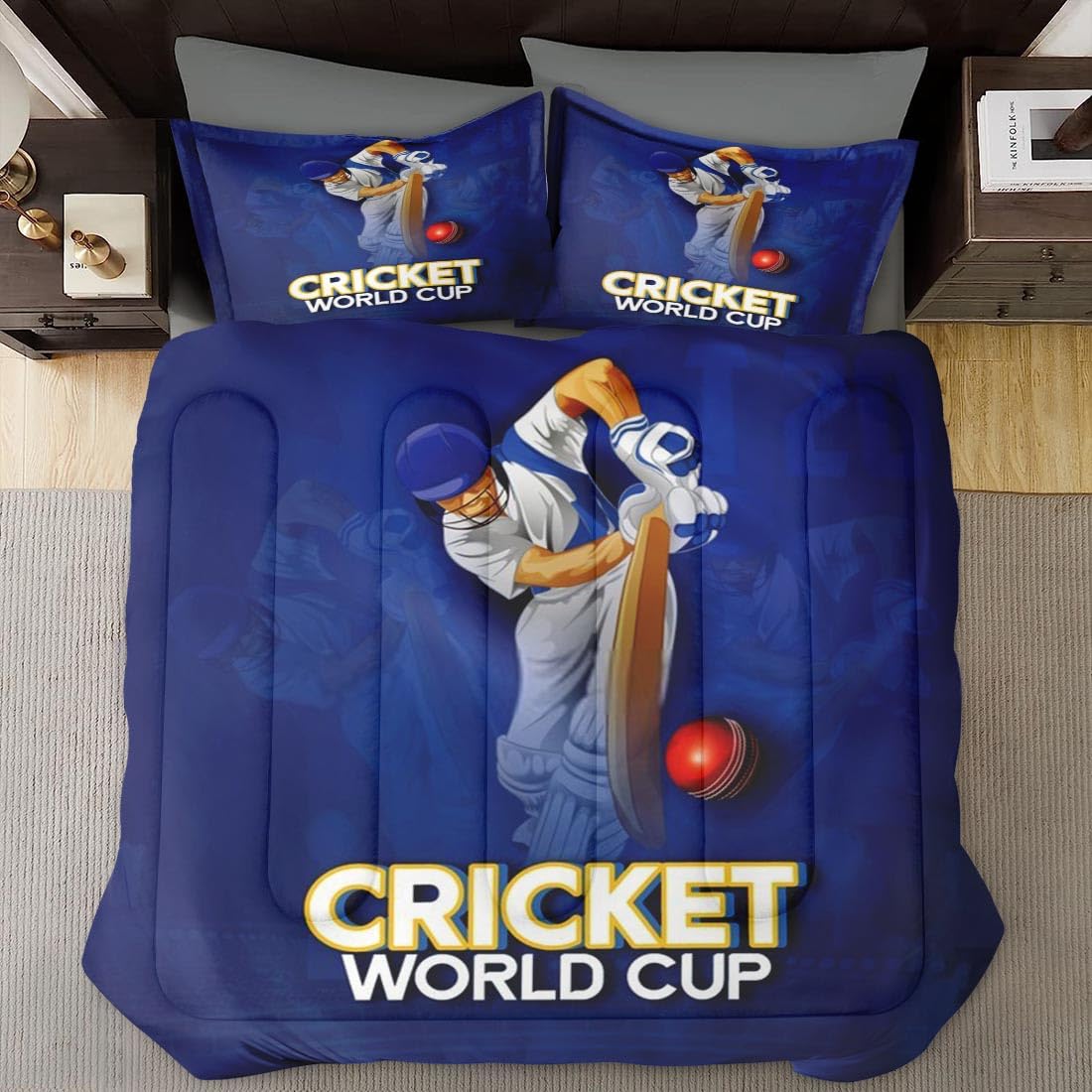 Northwest St. Louis Classic Rams - Twin Size Comforter Pillow Sham Set