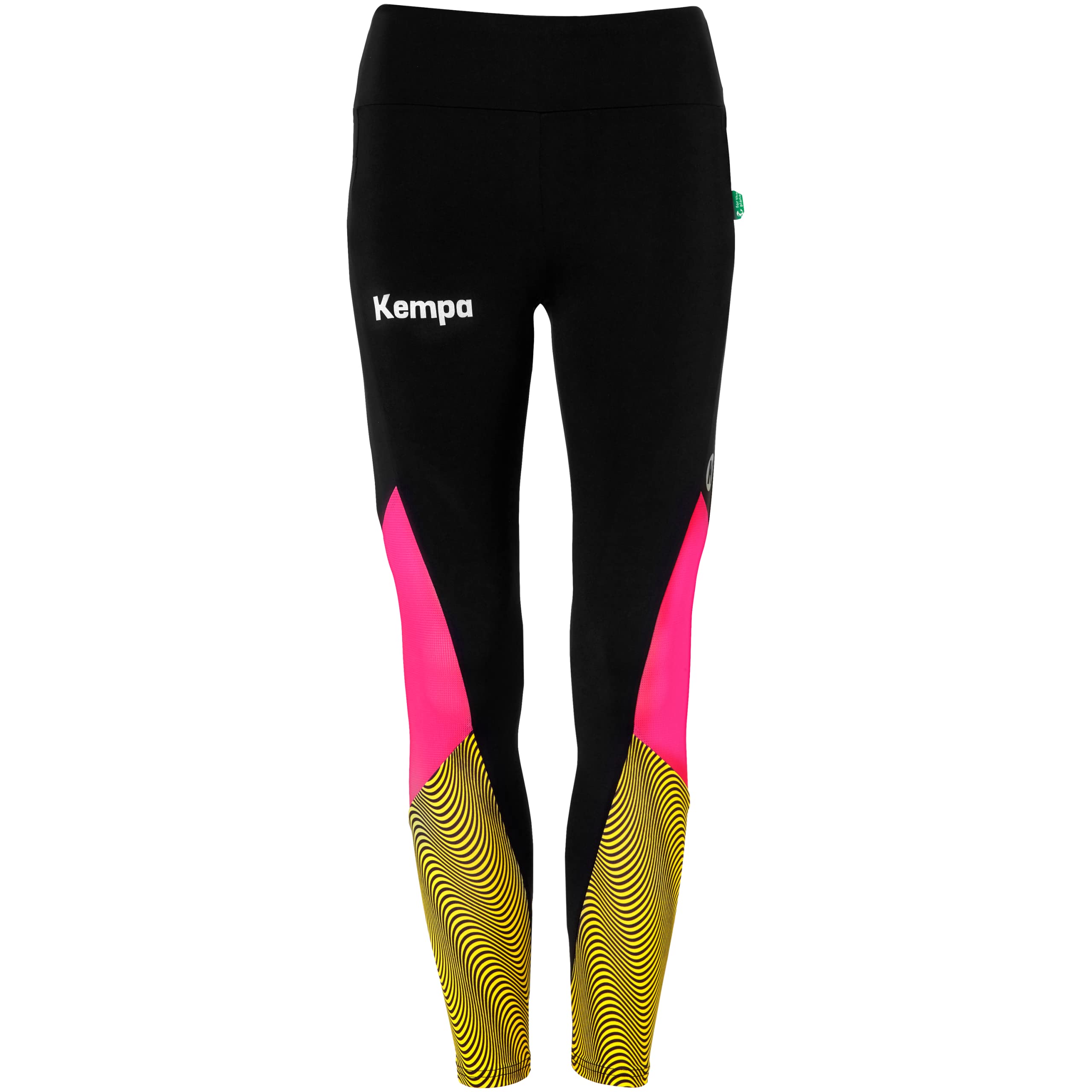 Kempa Damen High-Waist Tights Women BACK2COLOUR Sport-Leggings Handball Yoga Freizeit für Damen in 7/8-Länge mit Smartphone-Tasche