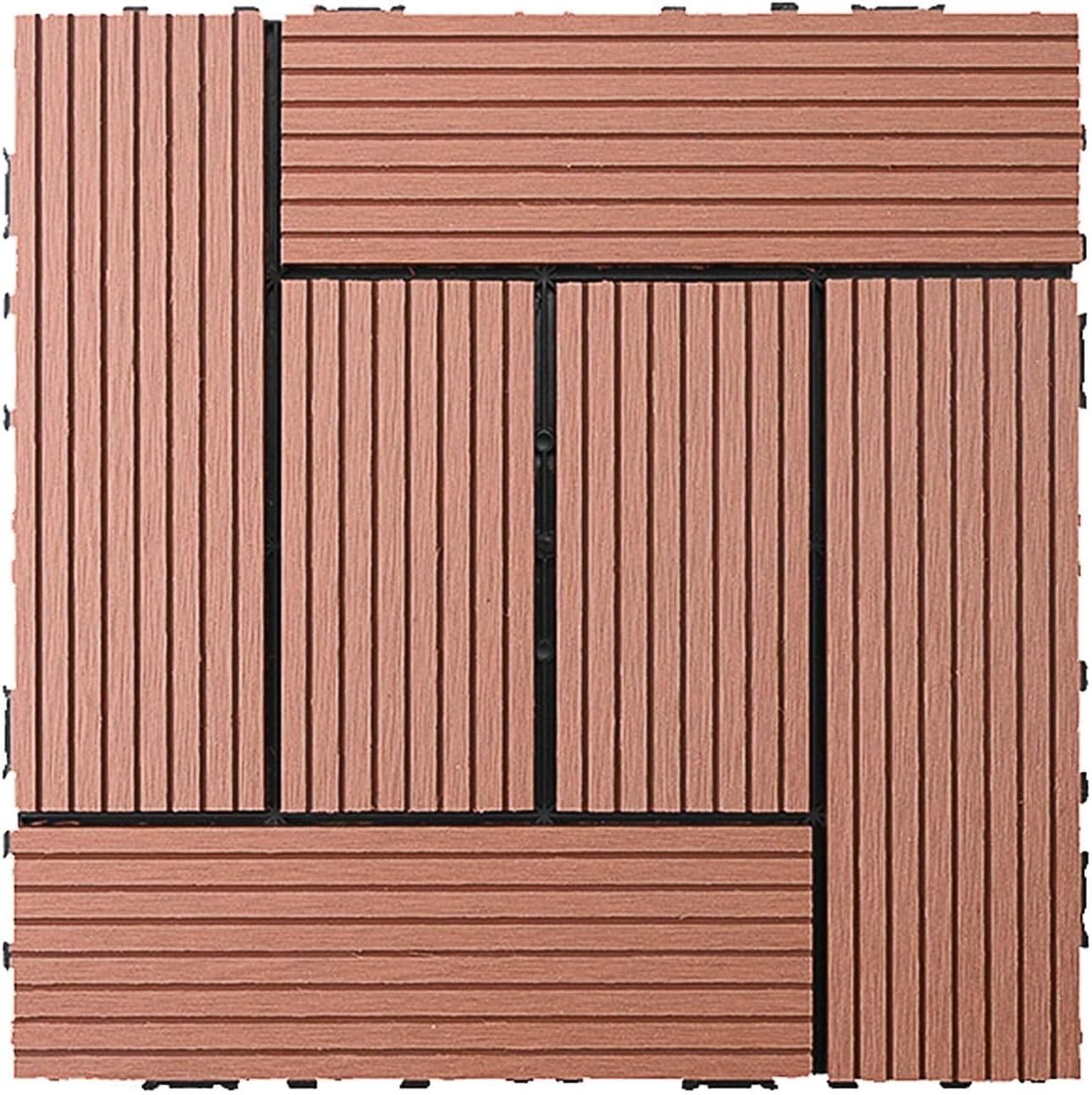 Carrelage de sol de jardin pour sublimer votre terrasse acajou