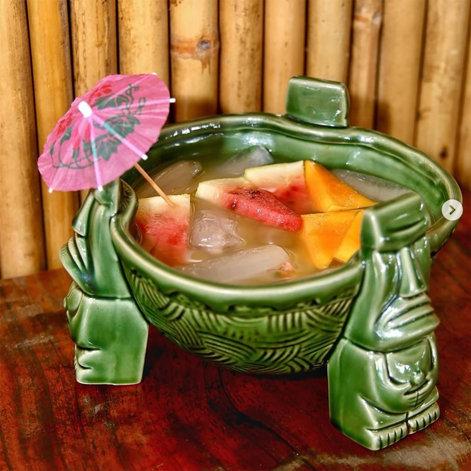 TM4003 Skorpion-Schüssel, Keramik, dekorative Schüssel, Insel-Thema, Rum-Punch-Cocktailglas für Bar, Party, Urlaub, 900 ml