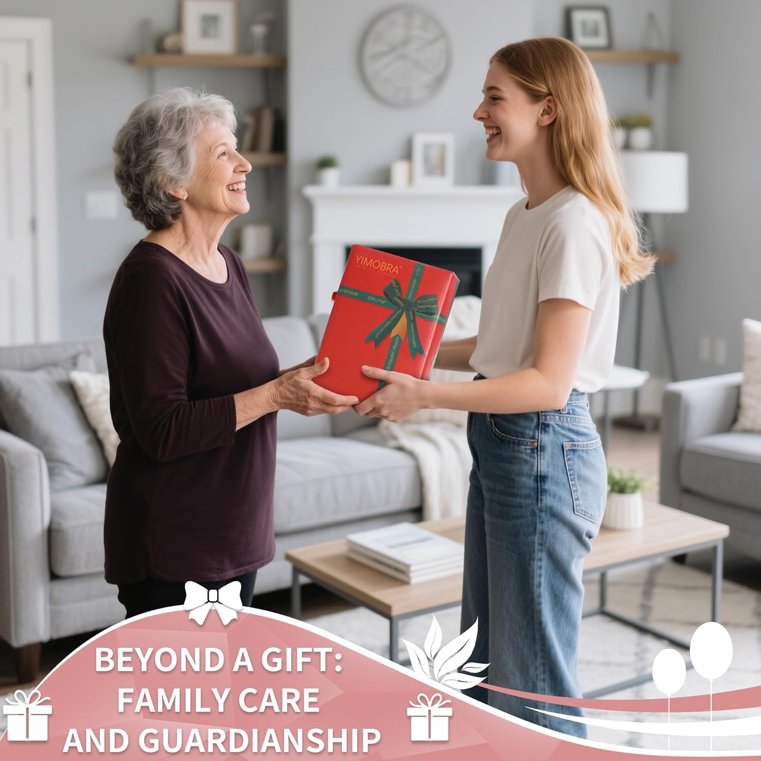 Yimobra Bathroom Rug Set 2 Piece, Luxury Shaggy Bath Mat Set with Non Slip Backing, Ultra Soft & Absorbent Mats for Bathroom Floor, Machine Washable, 31.5"x20"+24"x17", Pink - Image 3