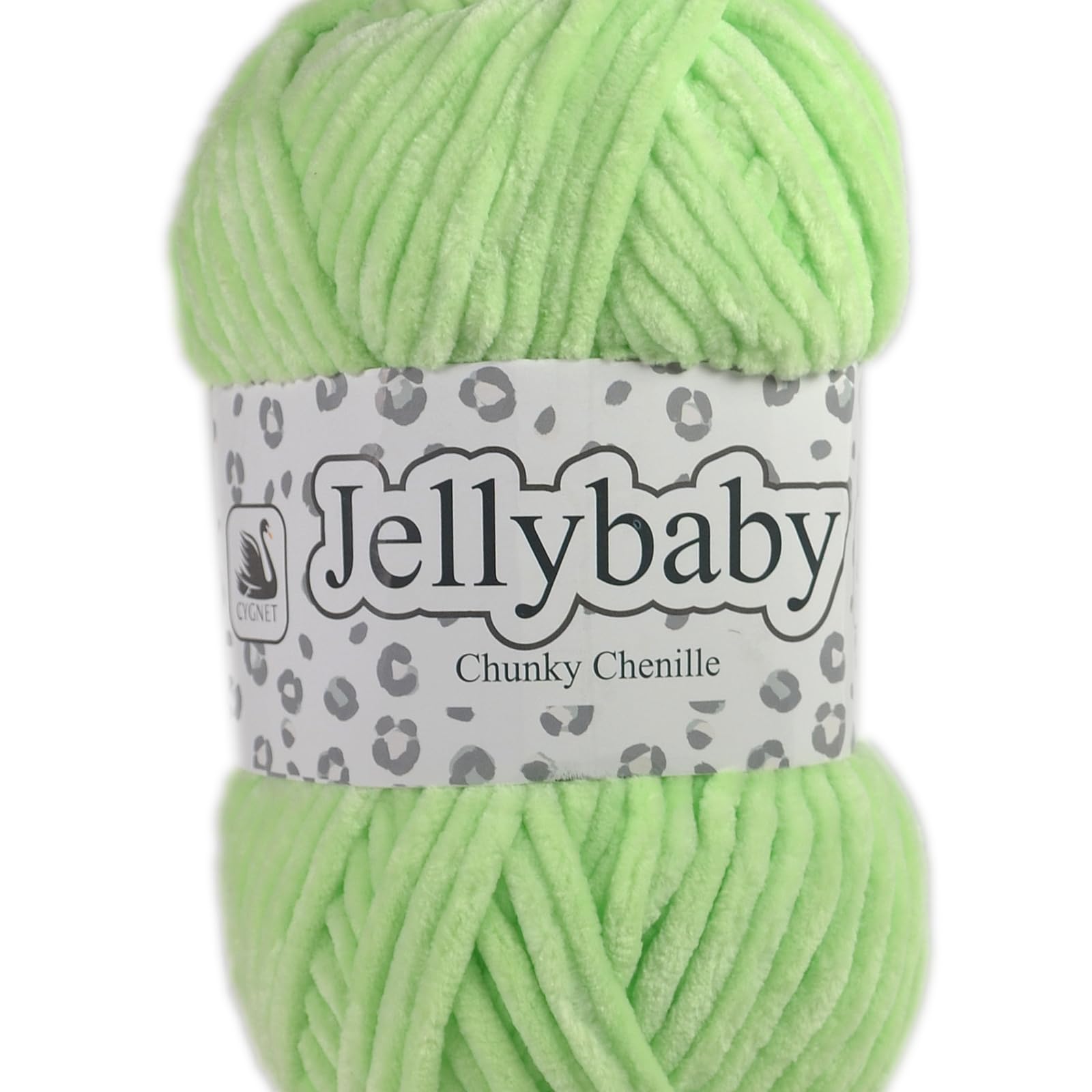 Cygnet Jellybaby Chenille Chunky 100g - 100% Polyester (Slime 033) โ image 1