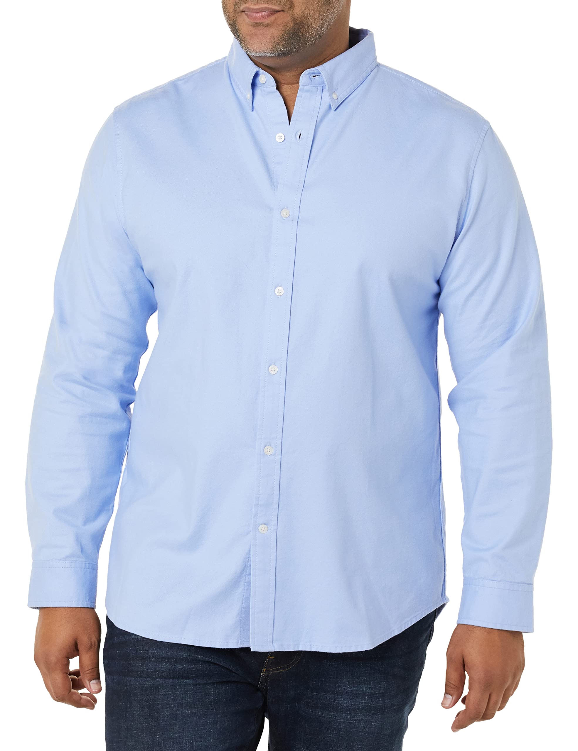 Men's Oxford Shirt, Slim-Fit Stretch, Long-Sleeve, Button Up