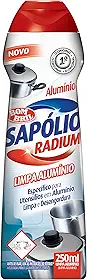 SAPÓLIO RADIUM LIMPA ALUMÍNIO 12/250ML, Sapólio