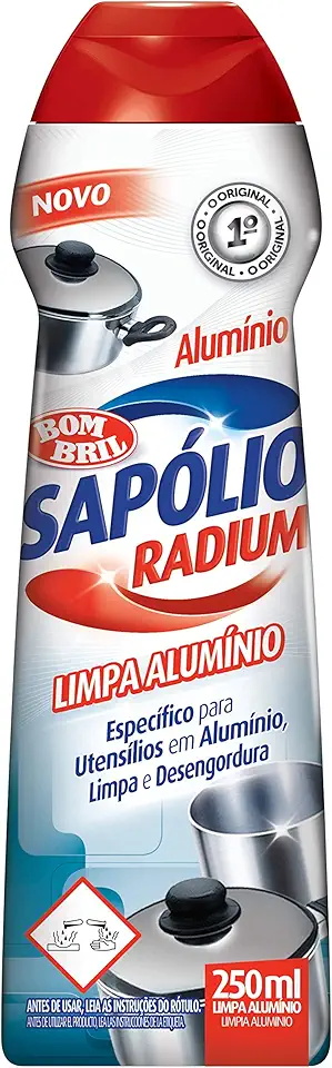 SAPÓLIO RADIUM LIMPA ALUMÍNIO 12/250ML, Sapólio