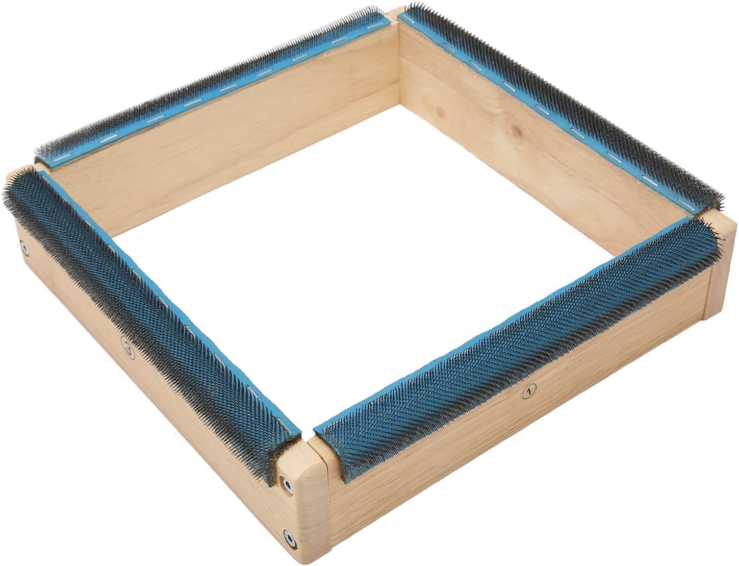 Dioche Needle Embroidery Strip Frame 9.8in - Sturdy Solid Wood Rug Hooking with Screws & Hex Wrench for Easy DIY Crafting