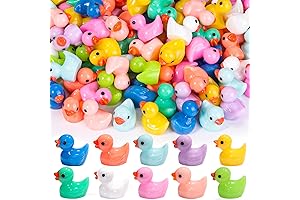 100PCS Mini Resin Ducks: A Pocketful of Joy