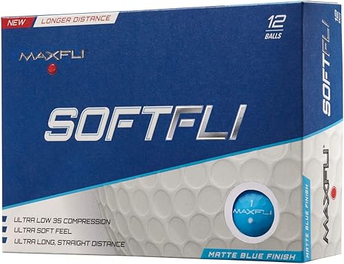 Maxfli SoftFli - Pelotas de golf mate