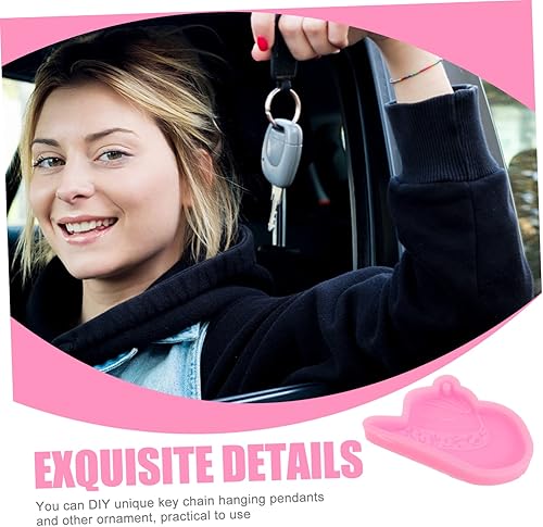 Miniatura 2 de ABOOFAN 8 moldes de silicona para llavero, moldes de silicona para caramelos, graduación, dulces, moldes de silicona para casquillo de soltero,