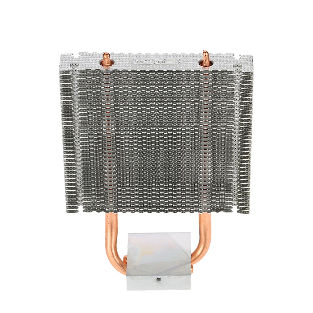 FawoonuHB-802 2 Heatpipes Radiator Aluminum Heatsink Motherd/Northbridge Cooler Southbridge Cooling Support 80mm Cooling Fan for Desktop Computer