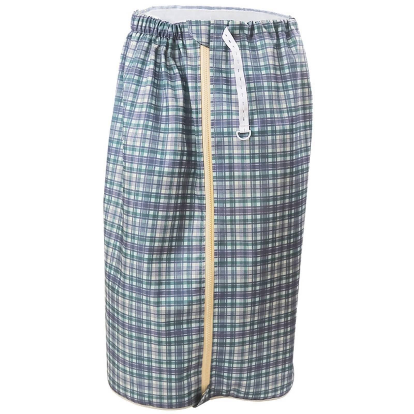 TPU Barrier Waterproof Incontinence Skirt Adjustable Waistband Urine-Proof Skirt Leg Ties Bedridden Care Wrap Washable for in Bed, XL, Fleece-Lined | Collectibles | Linens & Textiles-image-40