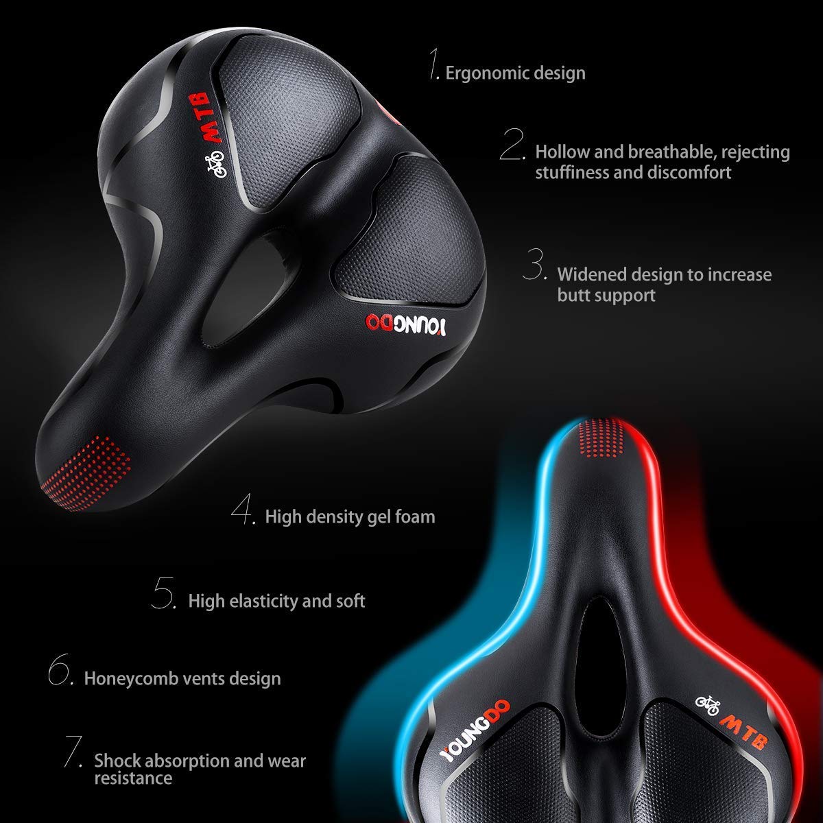 Rehausse Potence Vtt Rallonge Potence De Guidon Vélo En Alliage D'Aluminium Potence Velo