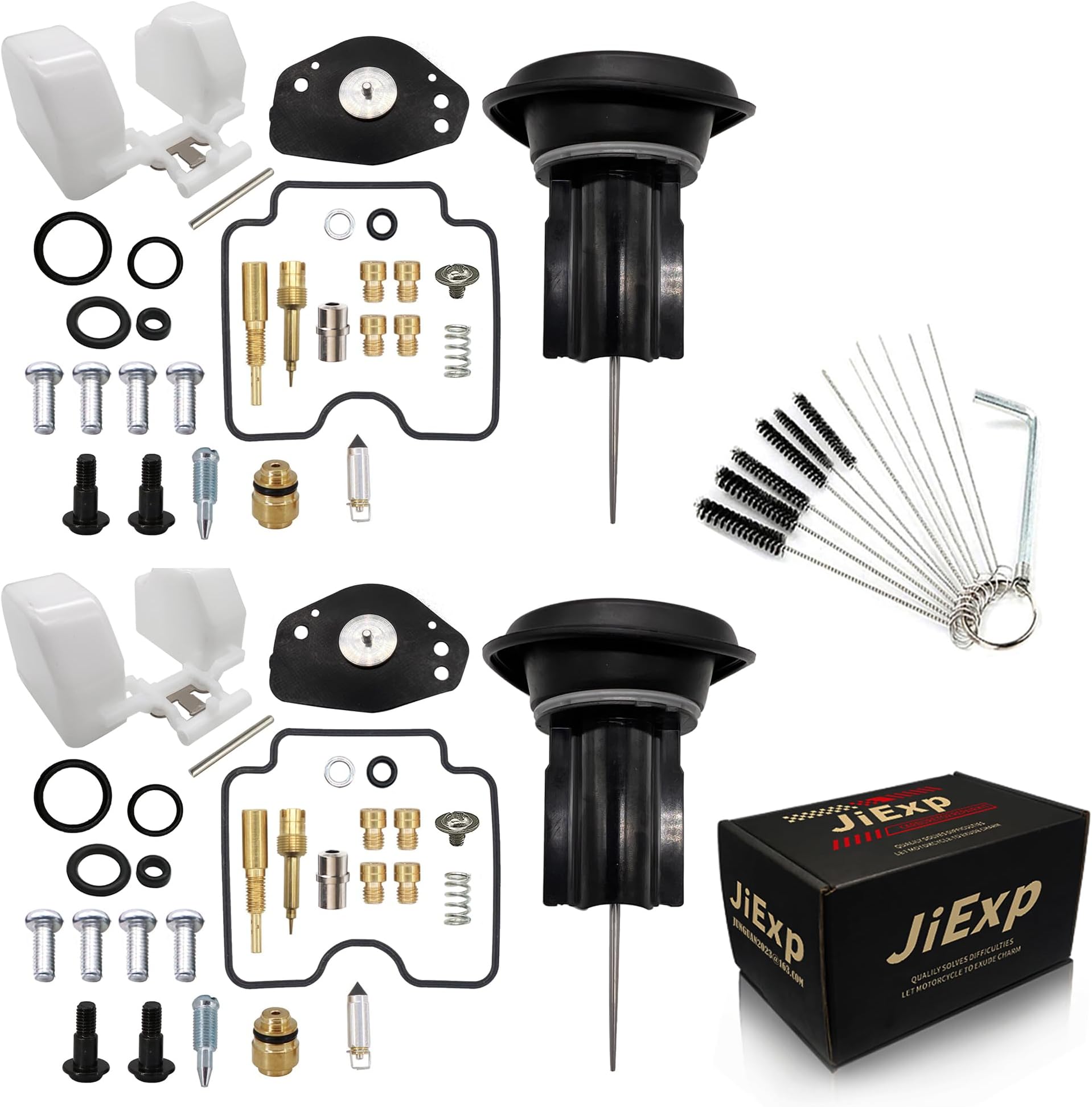 [JiExp]For Yamaha 1999~2011 year V-Star XVS1100 DragStar XVS1100 Motorcycle Carburetor Repair Kit With Throttle Valve
