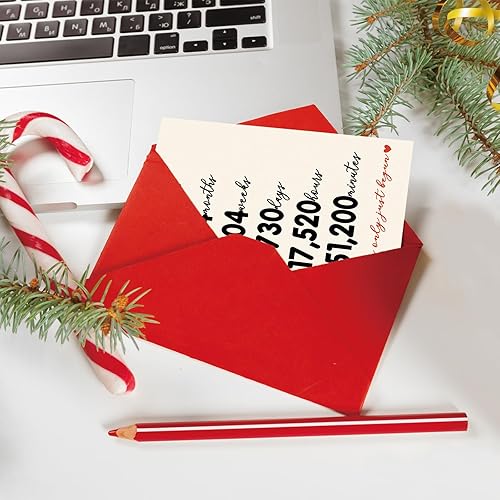 Miniatura 4 de YiKaLus Divertida tarjeta de aniversario de 2 años para marido y esposa, dulce segundo aniversario de boda regalos para él y ella, excelente idea de