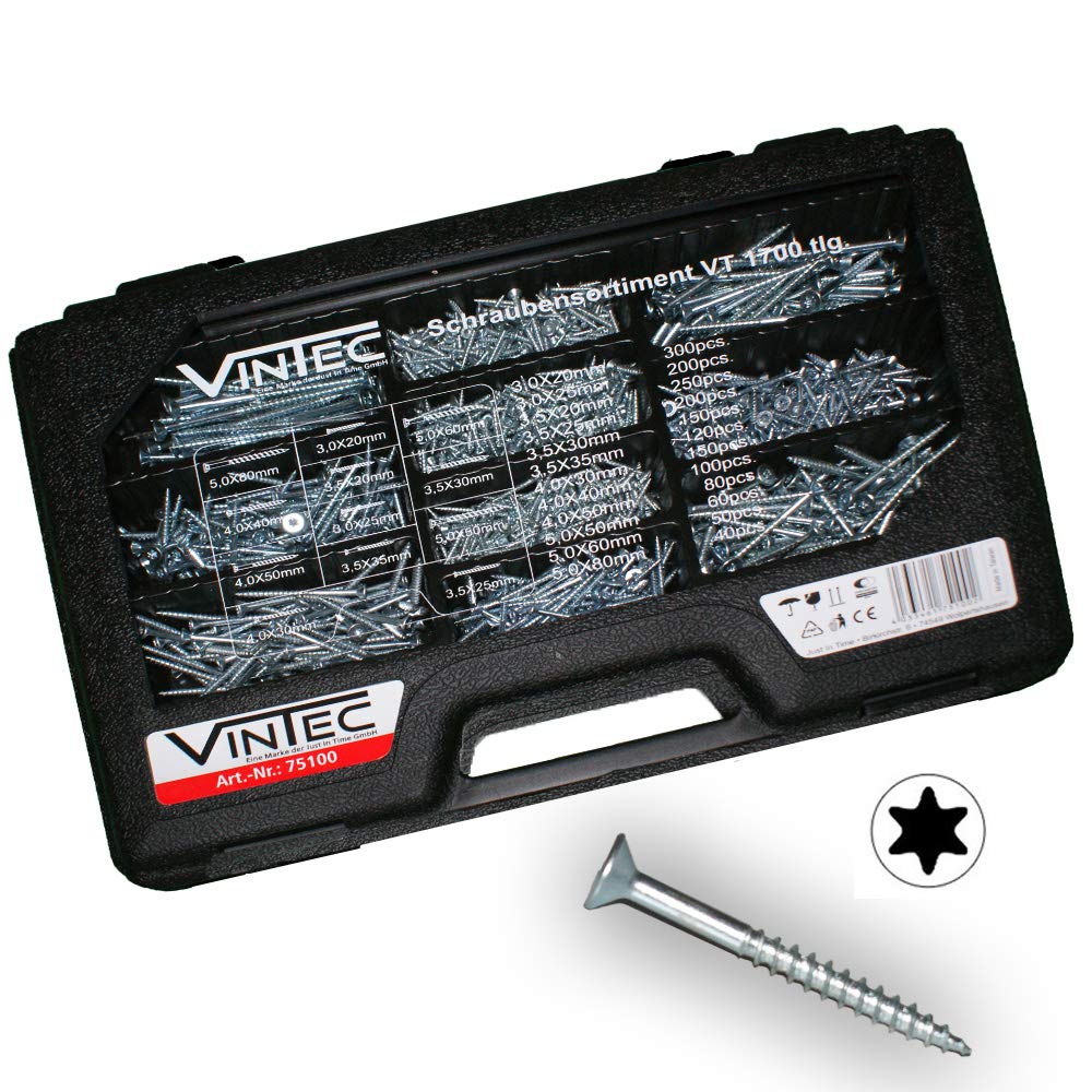 Tornillo Surtido VT 1700 piezas.