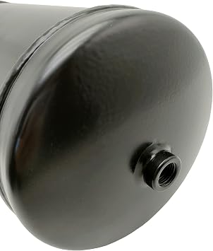 Small Air Tank Air Reservoir Tank with 4 pieces 1/4 Inch NPT Air Ports, 1 Gallon Capacity