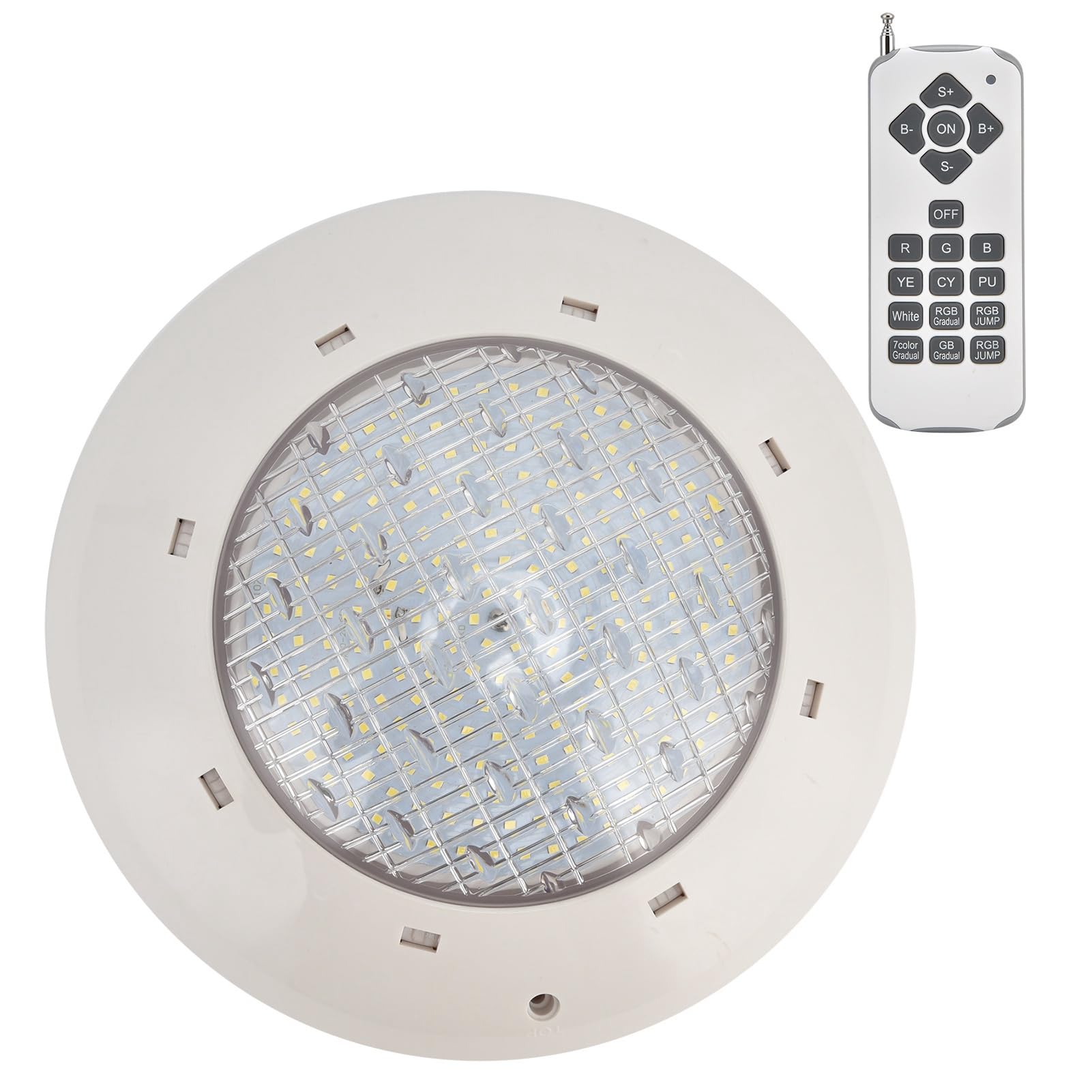 AMONIDA Podwodne światło LED RGB, Oświetlenie do Basenu, 12V, 1 Sztuka,