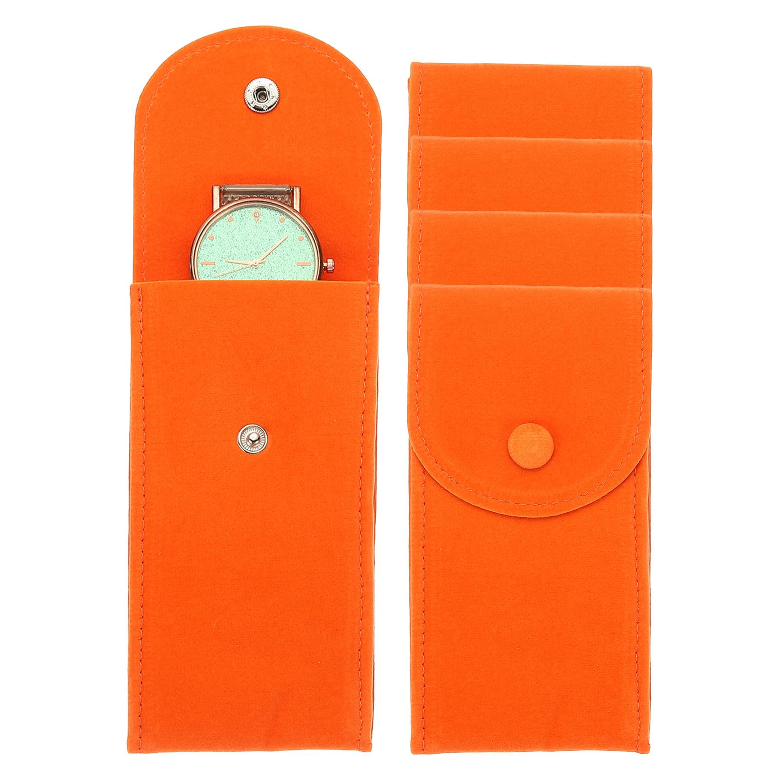 Étui de voyage pour montre en velours orange uxcell pour vos déplacements