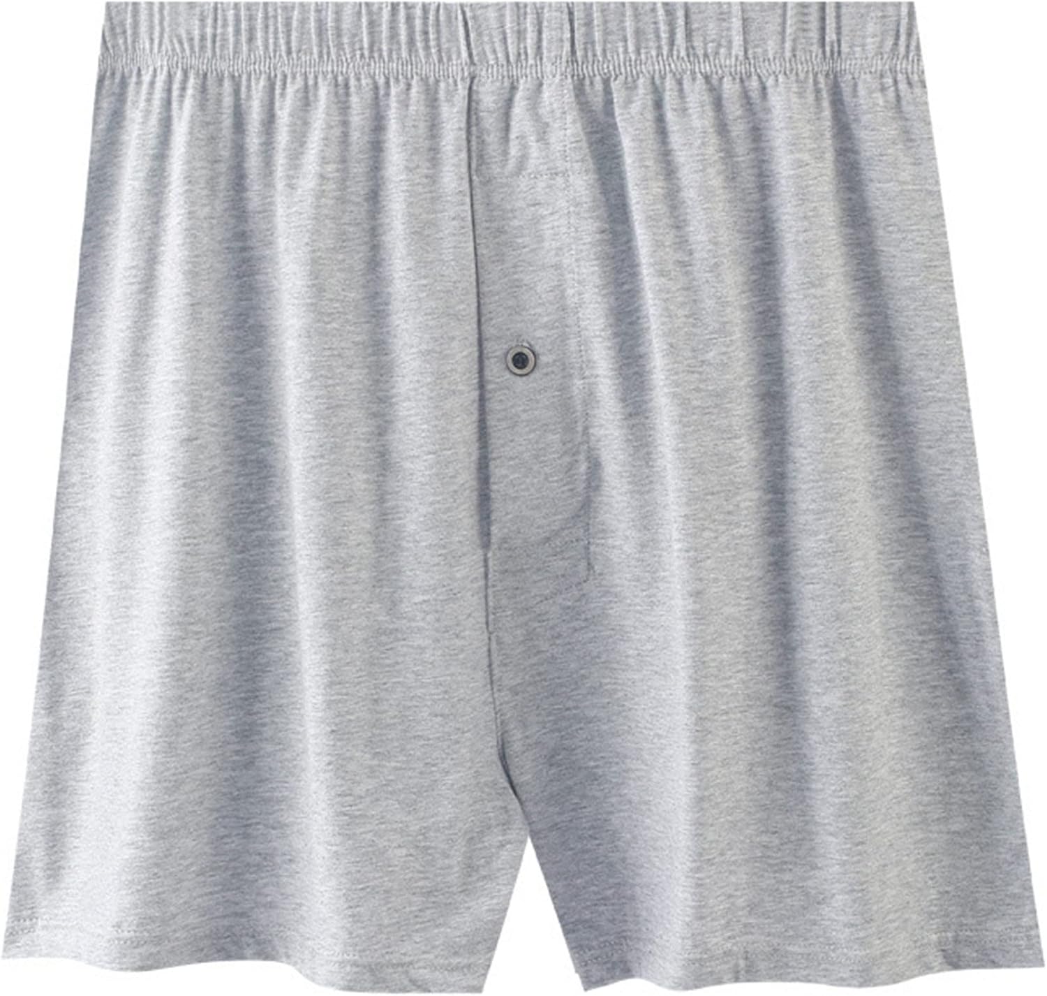 JEsilunmaMY Mens Loose Breathable Pajama Shorts Plus Size Sleep Lounge Underwear Soft Comfort Cotton Stretch Boxer Shorts