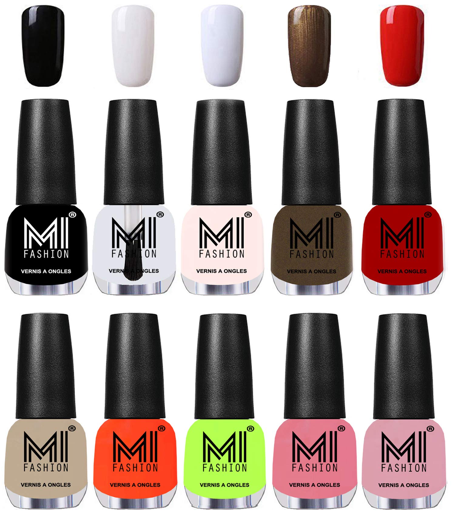 Jet Black,Crystal Clear,Milky White,Metallic Coffee,Vampire Red and many more-image-48
