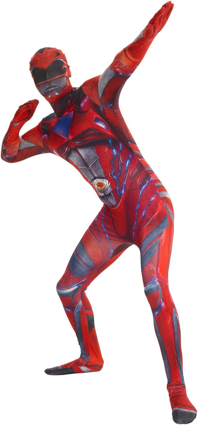 Morphsuits Official Red Deluxe Power Ranger Movie Costume - X-Large