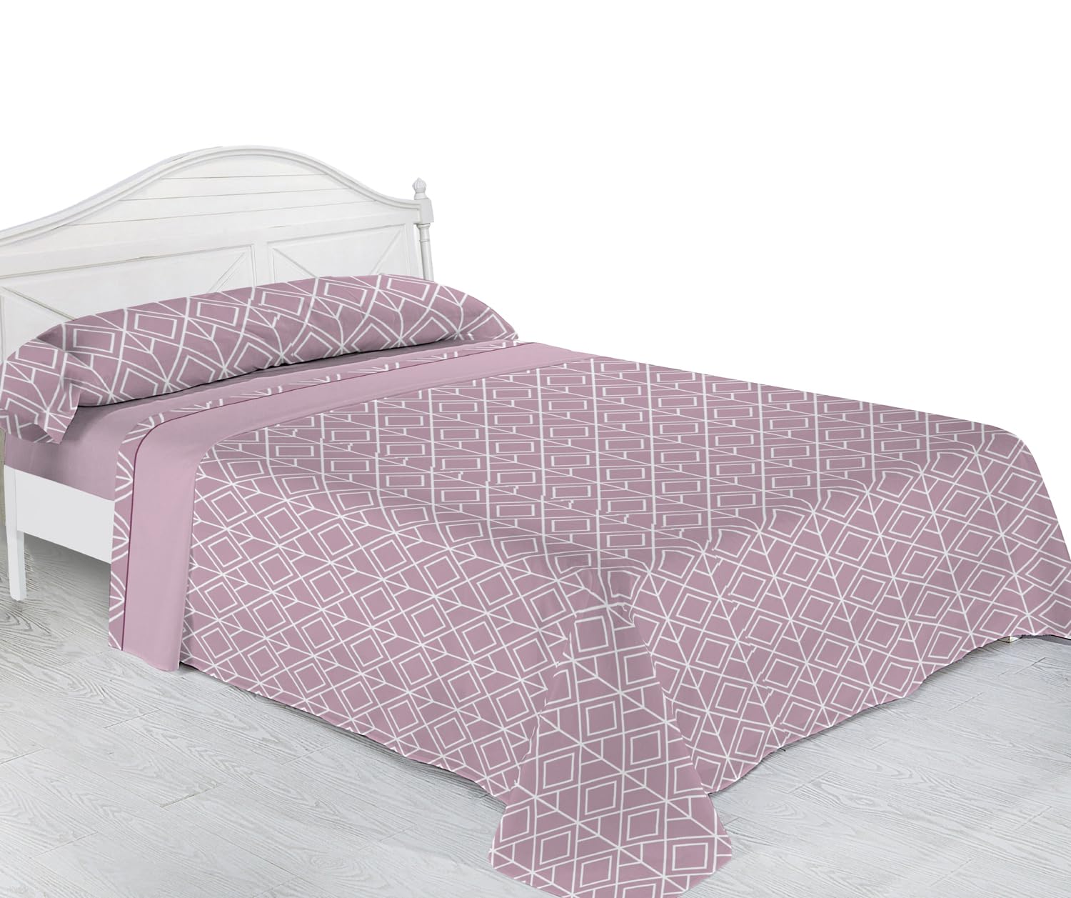 Montse Interiors, S.L. Juego de sábanas coralina en Tacto Seda o visón térmica 220gr (Soft Azul, Cama de 135x190/200) (Diamond Rosa, para Cama de 150x190/200)