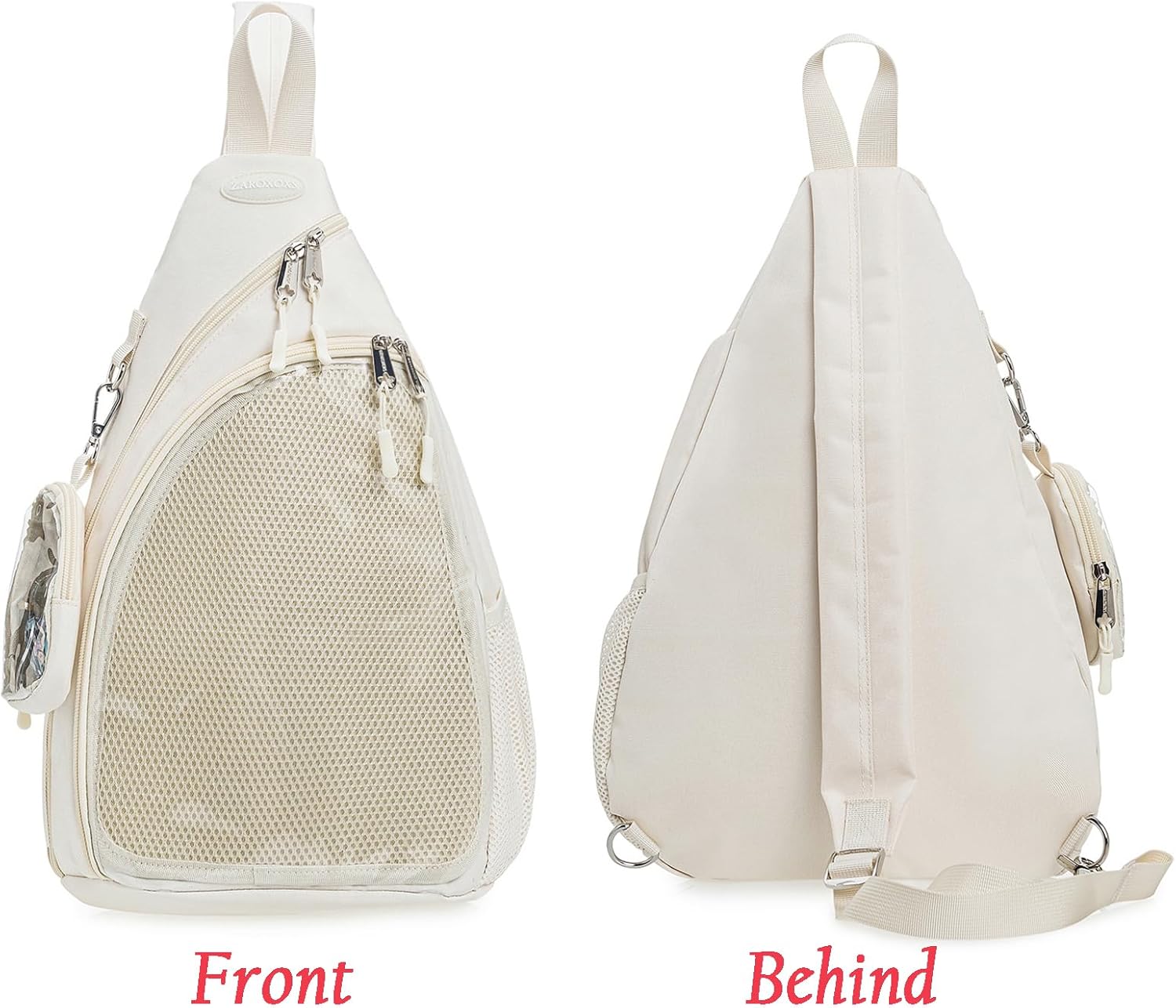 Mens Womens Oxford Ita Bag Pin Display Chest Pack Single Shoulder Bag Sport Backpack Packs Hiking Daypack - Image 3