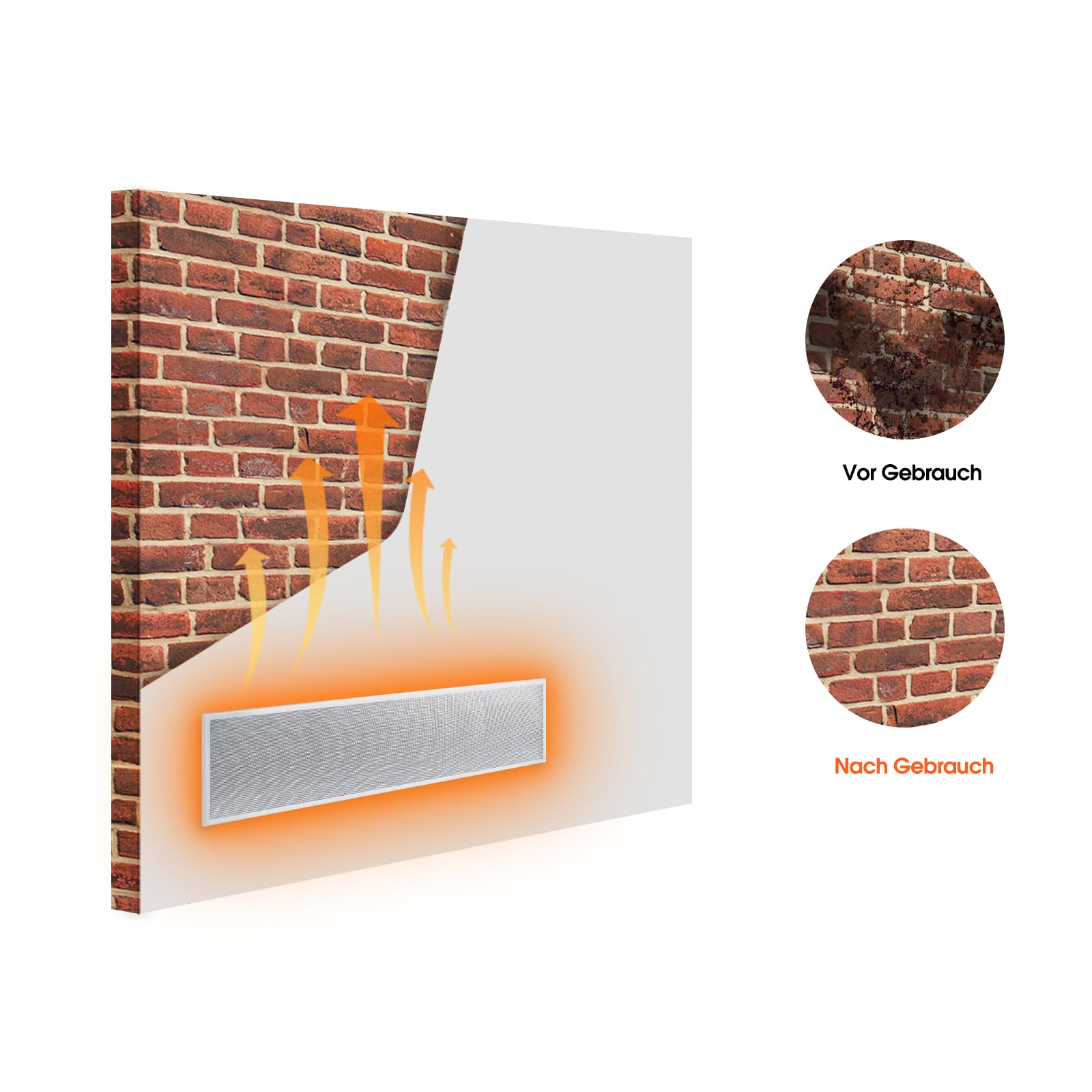 320W, Schimmelentferner Wand, Alternative zum Schimmelspray Antischimmelspray, Dauerhaft Schluss mit Schimmel, Anti Schimmel jeden Raum - 820mm*420mm