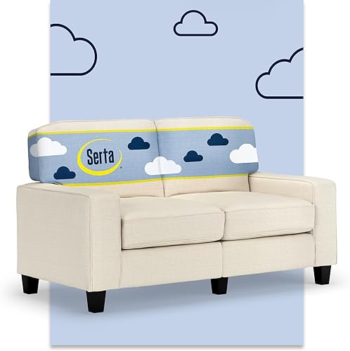 Miniatura 57 de Serta Palisades Sofás Tapizados para Sala, Sofá de Diseño Moderno, Tela, Bronceado Beige Bronceado,Beige,Marrón,Alforfón Beige,Marrón (Chestnut