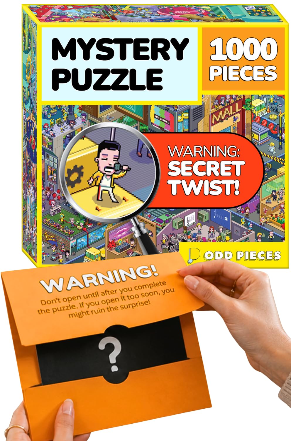 Odd Pieces Time Keepers – Mystery Jigsaw Puzzle 1000 Pieces for Adults – Story Puzzle with Magic Puzzle Art