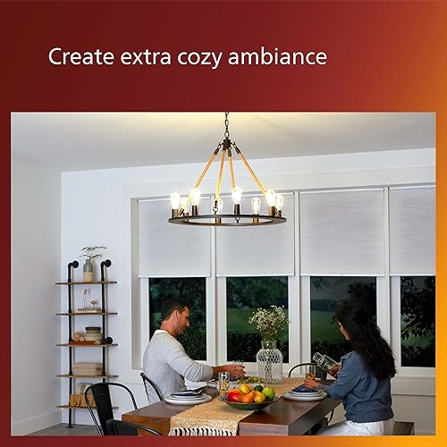 Miniatura 4 de Philips Espiral transparente vintage LED ST19 sin parpadeo, regulable, tecnología EyeComfort, 500 lúmenes, luz diurna (5000 K), 5.5 W 60 W,