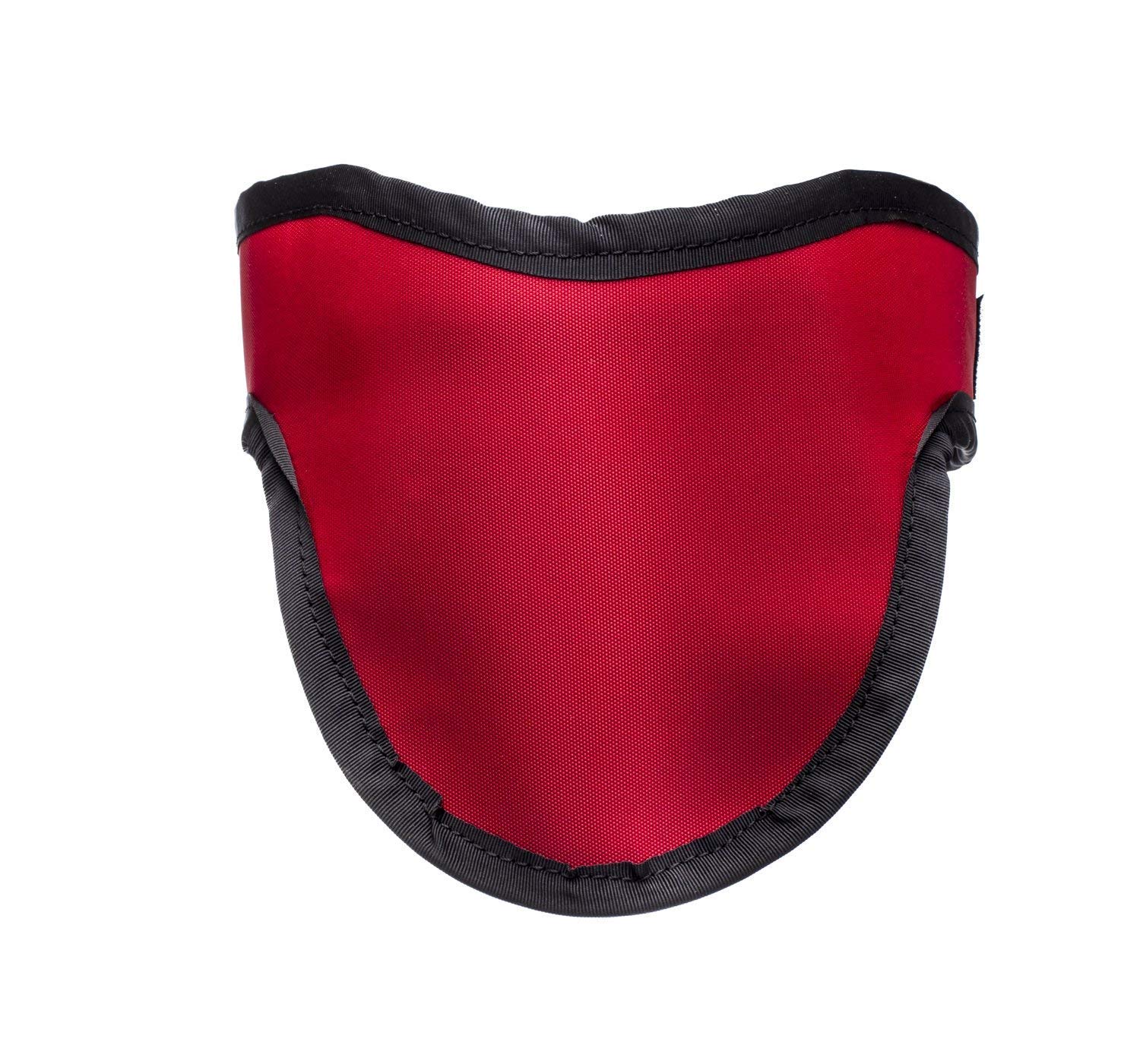 Collare protettivo per tiroide, in piombo, leggera, 0,5 mm Pb, colore: rosso