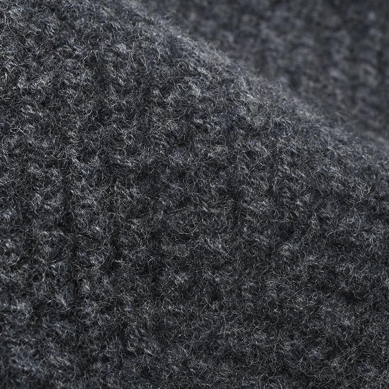 Winter Wool Light Panel Knitted Hat for Men Outdoor Warm Thick Woolen Hats