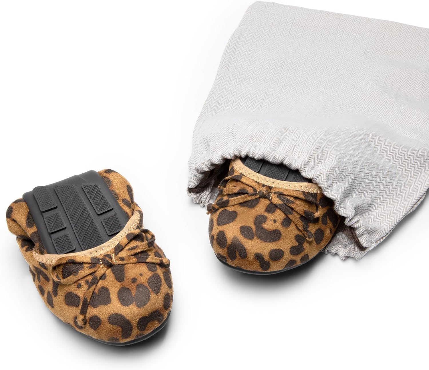 DREAM PAIRS Women's Flats, Foldable Ballet Flats for Women, Bowknot Round Toe Comfort Light Weight Slip-On Dress Shoes - Image 4