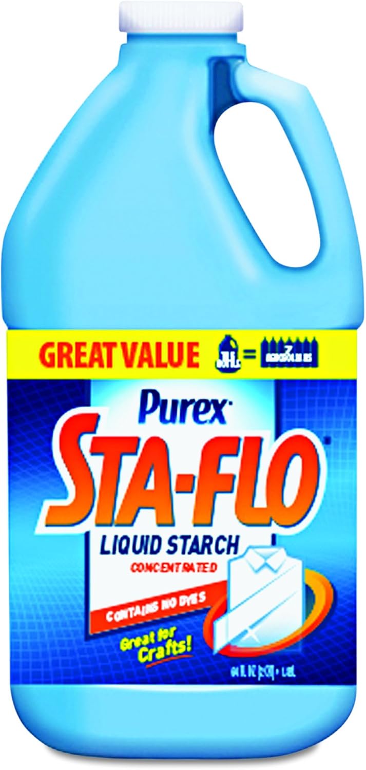 Sta-Flo 13101 Concentrated Liquid Starch, 64 oz Bottle (Case of 6)