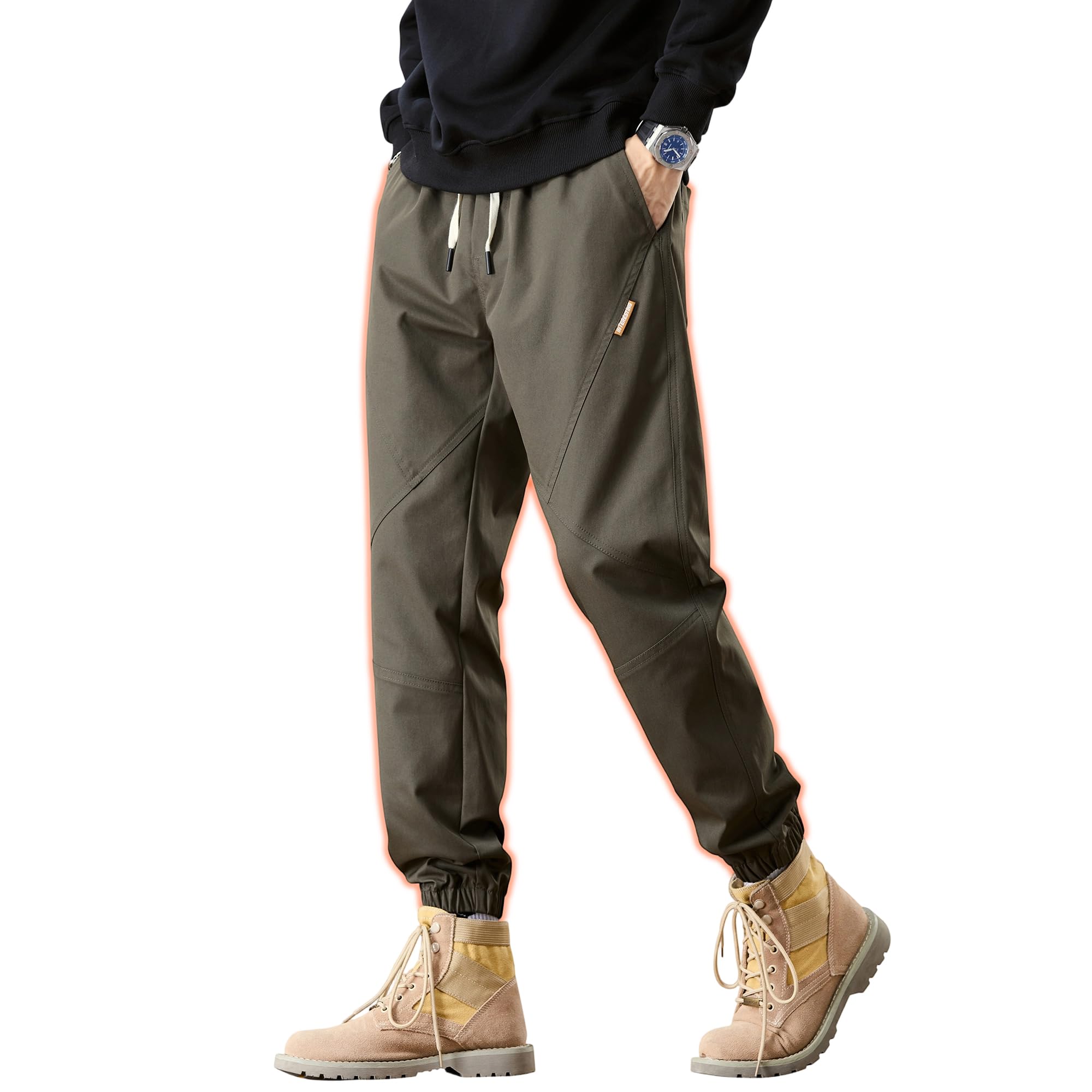 【スマイルSale】【74%OFF】【999円】 W Wonyo メンズ 9分丈 ジョガーパンツ