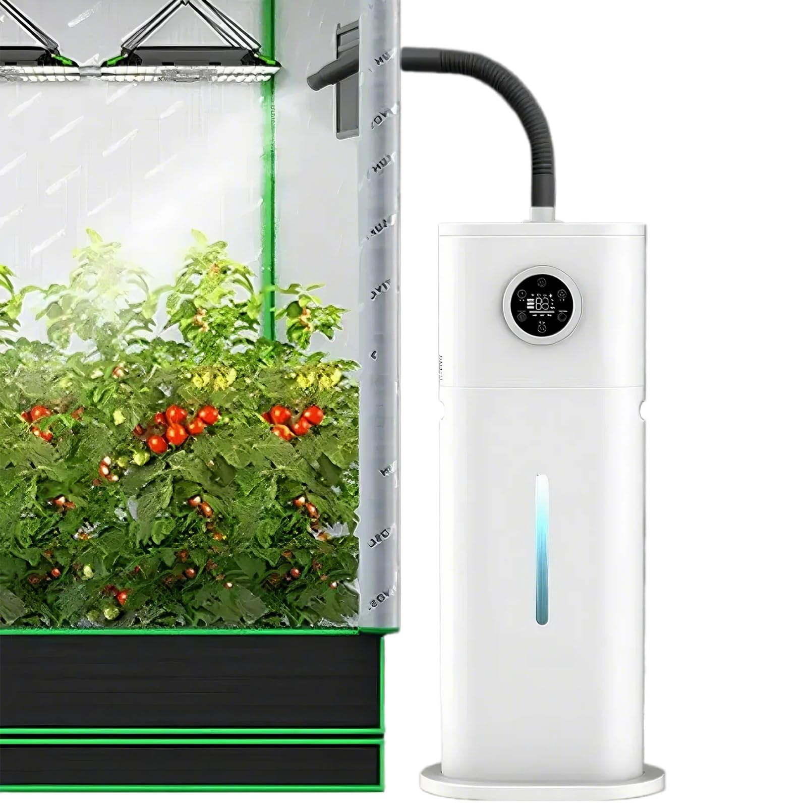 Umidificatore Nebulizzatore per Lucertole da 12 Litri di Grande capacità, Umidificatore Intelligente per Piante e Terrari, Nebulizzatore per Rettili Tropicali.(Warm Mist Version)
