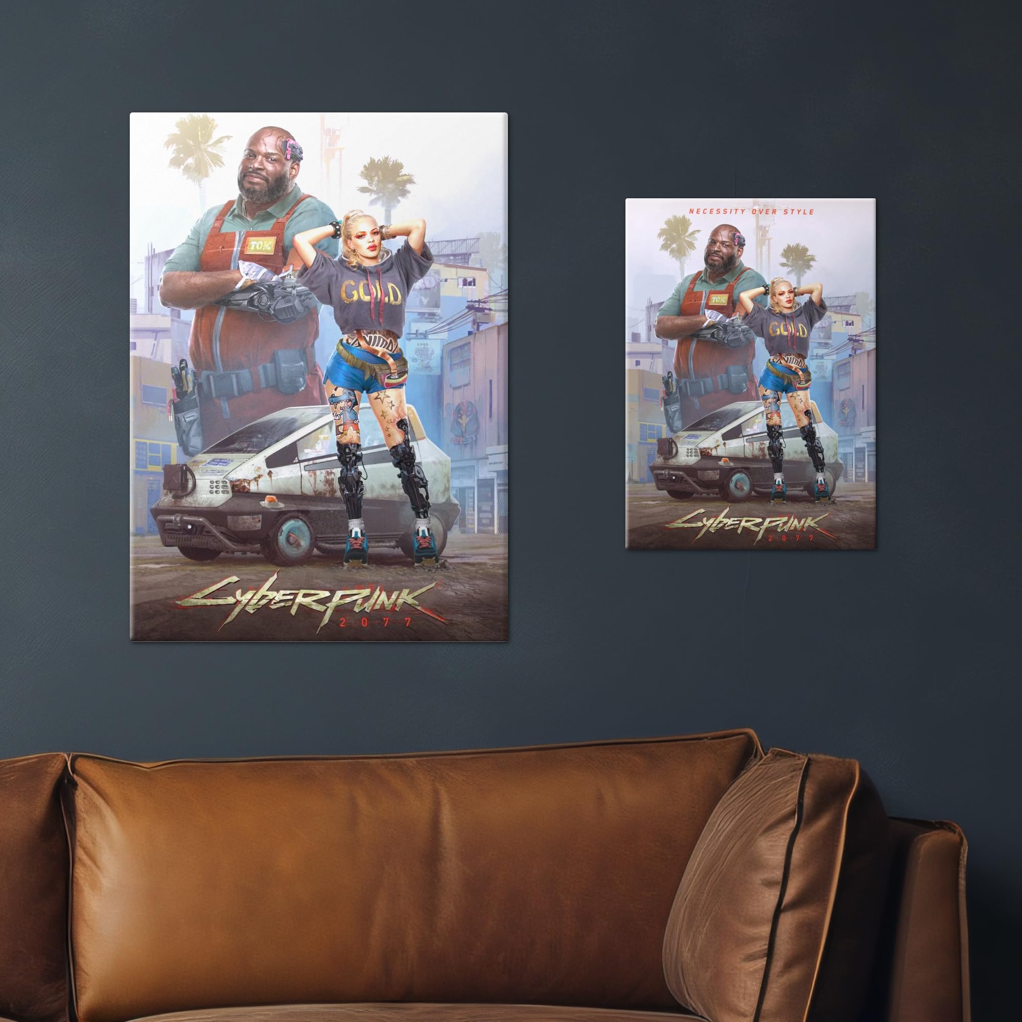 Amazon.com: Displate Metal Poster Cyberpunk 2077 Entropism