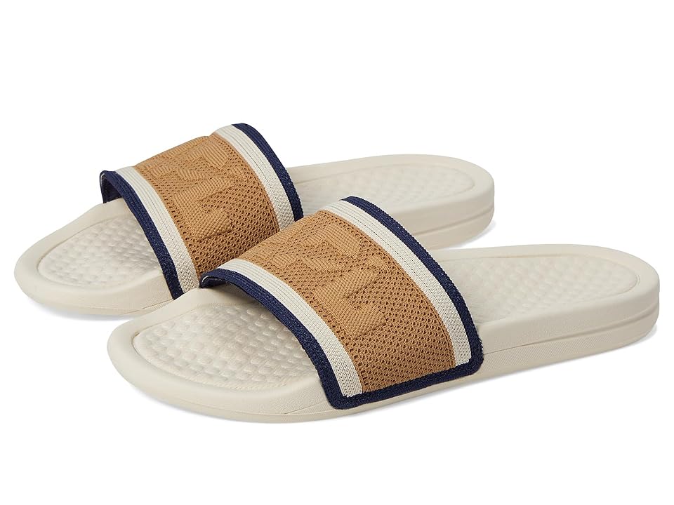 Athletic Propulsion Labs (APL) Big Logo TechLoom Slide (Tan) Women's Slide Shoes INTERNATIONAL SHIPPING