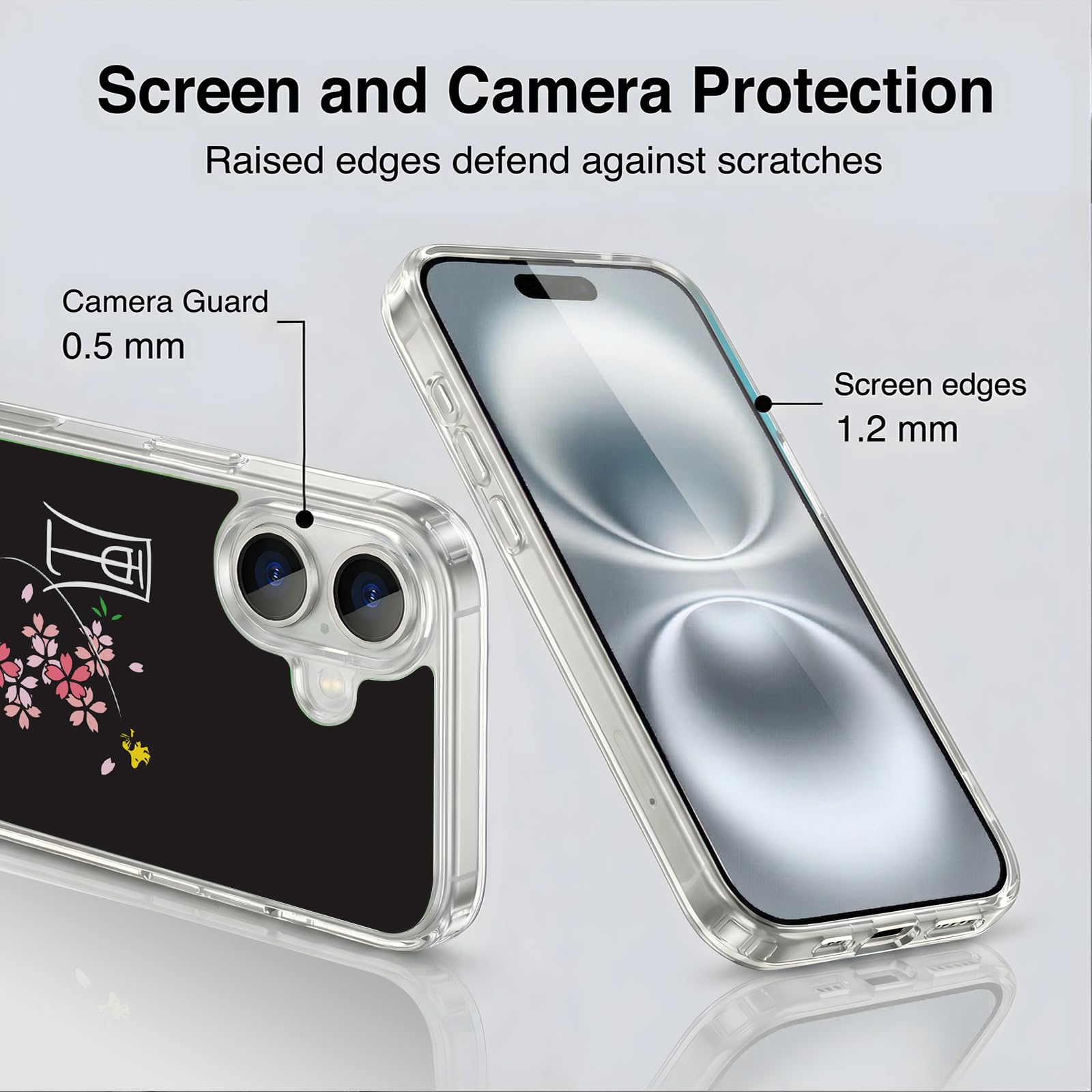 Head Case Designs Licenza Ufficiale Peanuts Boccioli Di Ciliegia Snoopy Orientale Custodia in Gel [Protezione di Grado Militare] Compatibile Con Apple iPhone 16 E Compatibile Con MagSafe