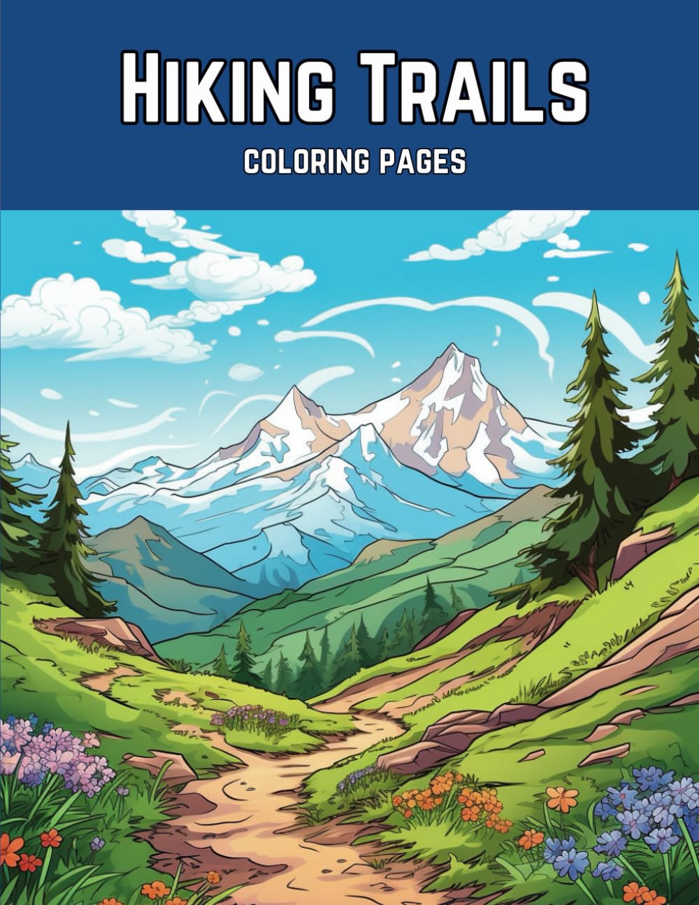 Hiking Trails: coloring pages